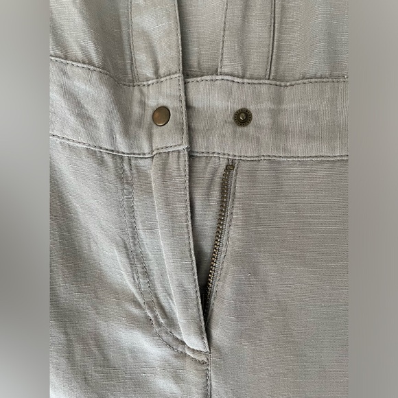 Vintage Y2K INC International Concepts Utility Belted Romper Size 10 - Picture 8 of 11